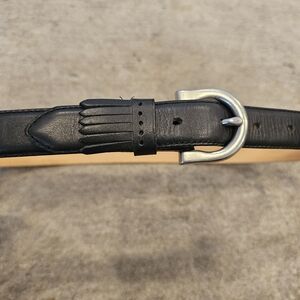 Brooks Brothers Black Leather Women's Belt